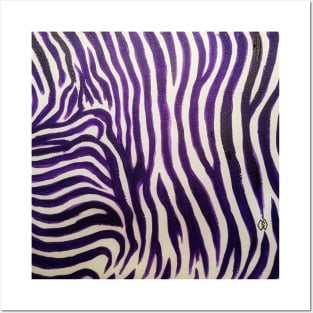 Zebra Vineyard Camo Posters and Art